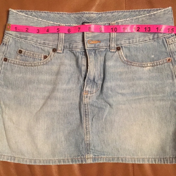 Vintage 90s American Eagle outfitters denim mini skirt vintage 90s. Size 2. - Picture 10 of 12